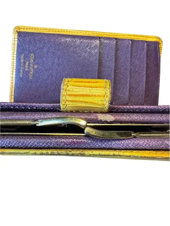Louis Vuitton Yellow Epi Leather Wallet - Picture 8 of 9